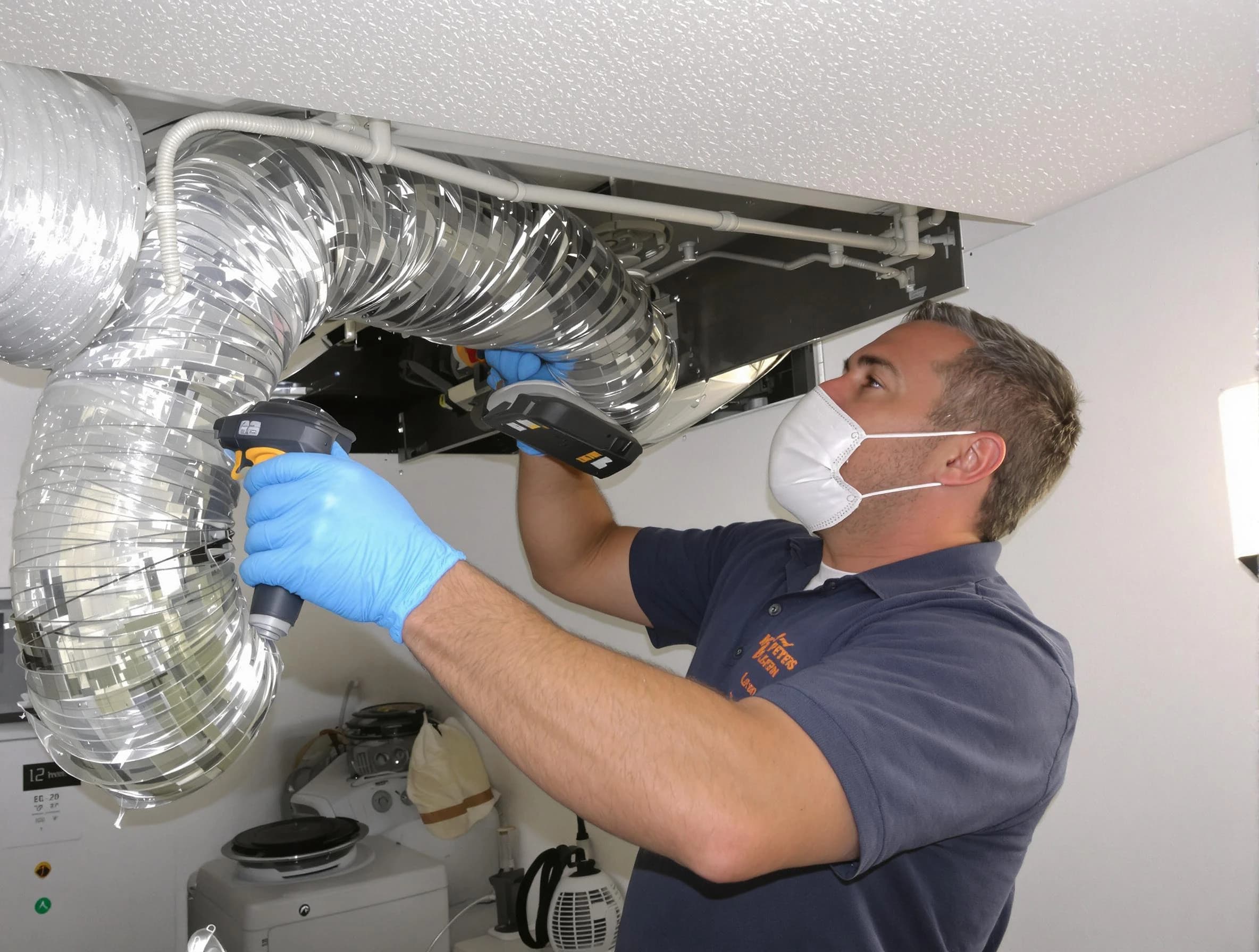 Evergreen Dryer Vent Cleaning professional performing thorough residential dryer vent cleaning in Evergreen