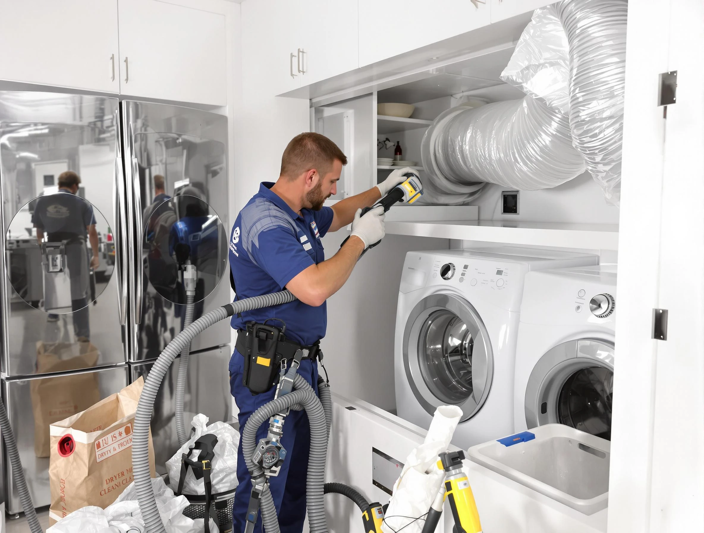 Professional duct cleaning by Evergreen Dryer Vent Cleaning in Evergreen